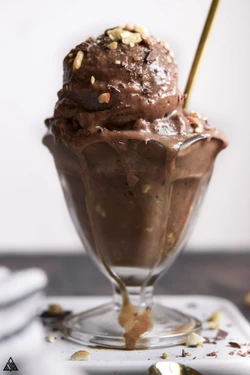 5 minuti di gocce di gelato al cioccolato